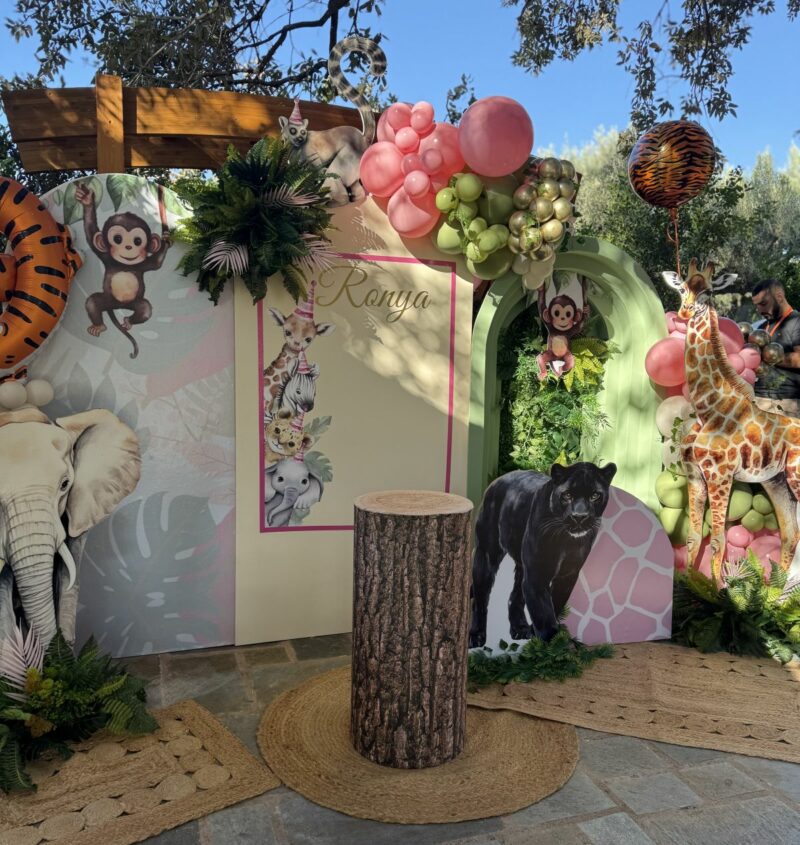 Balloons Orange Jungle